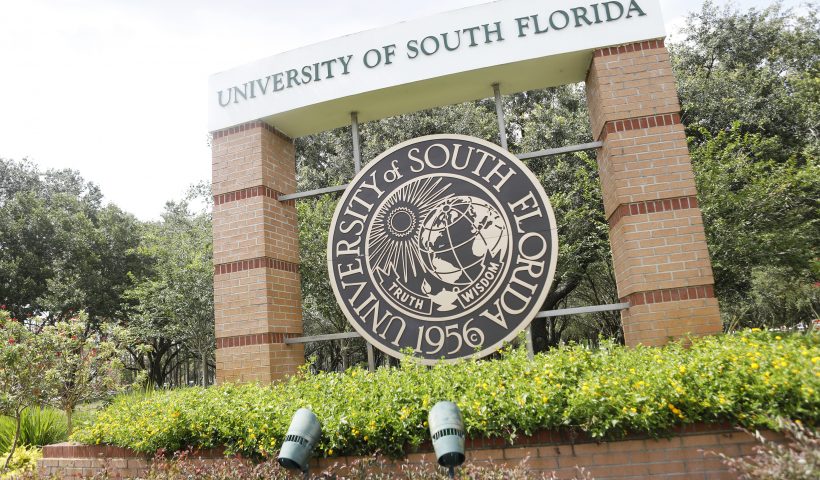 Student Groups Protest Declining Black Enrollment At USF TAMPA, FL - JULY 02: The Tampa Bay Students for Democratic Society led a protest at the University of South Florida President Steven Currall lives on campus on July 2, 2020 in Tampa, Florida. Tampa Bay Students for Democratic Society protest at the University of South Florida demanding an increase in Black student enrollment, employ more Black faculty and staff, more financial aid, and make direct connections with the surrounding community. (Photo by Octavio Jones/Getty Images)
