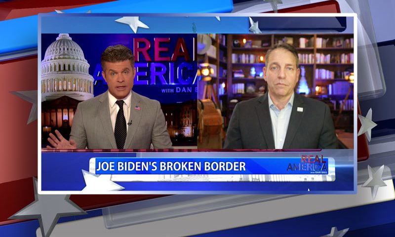 Video still from Mark Meckler's interview with Real America on One America News Network
