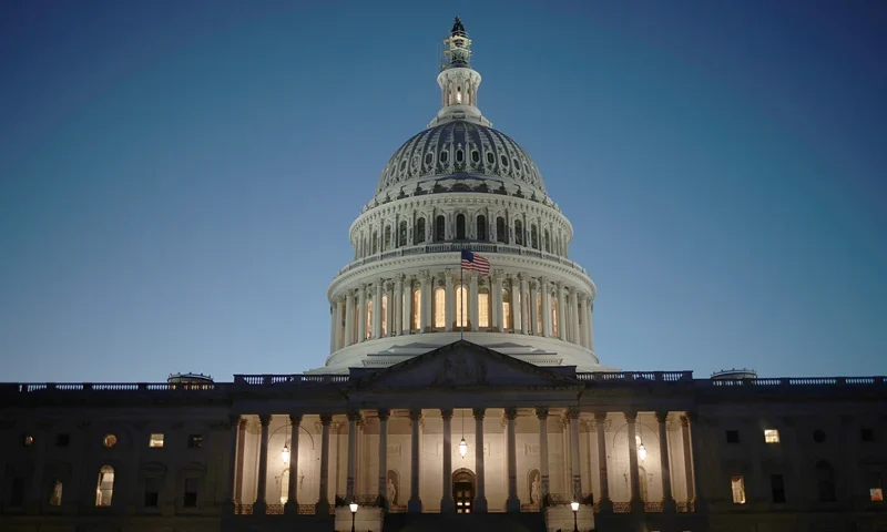 WASHINGTON, DC - OCTOBER 24: The U.S. Capitol Dome is seen as House Republicans continue to search for a Speaker of the House in the Longworth House Office Building on Capitol Hill on October 24, 2023 in Washington, DC. Members of the GOP conference met for a closed-door vote to select their nominee for Speaker of the House to succeed former Speaker Kevin McCarthy (R-CA), who was ousted on October 4 in a move led by a small group of conservative members of his own party. The Republicans nominated Rep. Tom Emmer (R-MN) today but he has already dropped out of the running after it became clear he could not secure enough votes to be elected Speaker. (Photo by Win McNamee/Getty Images)