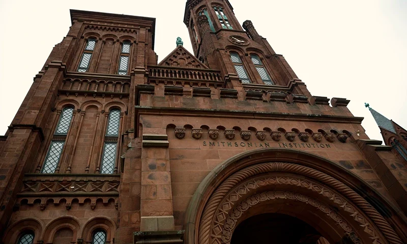The Smithsonian Institution Building is seen on the National Mall on March 28, 2025 in Washington, DC. U.S. President Donald Trump signed an executive order to reshape and remove contact that “portrays American and Western values as inherently harmful and oppressive” and promote "American greatness" at the Smithsonian Institute, and it's collection of 21 museums, 14 education centers and the National Zoo. (Photo by Kevin Dietsch/Getty Images)