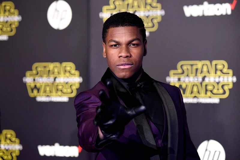 HOLLYWOOD, CA - DECEMBER 14: Actor John Boyega attends the premiere of Walt Disney Pictures and Lucasfilm's "Star Wars: The Force Awakens" on December 14th, 2015 in Hollywood, California. (Photo by Frazer Harrison/Getty Images)