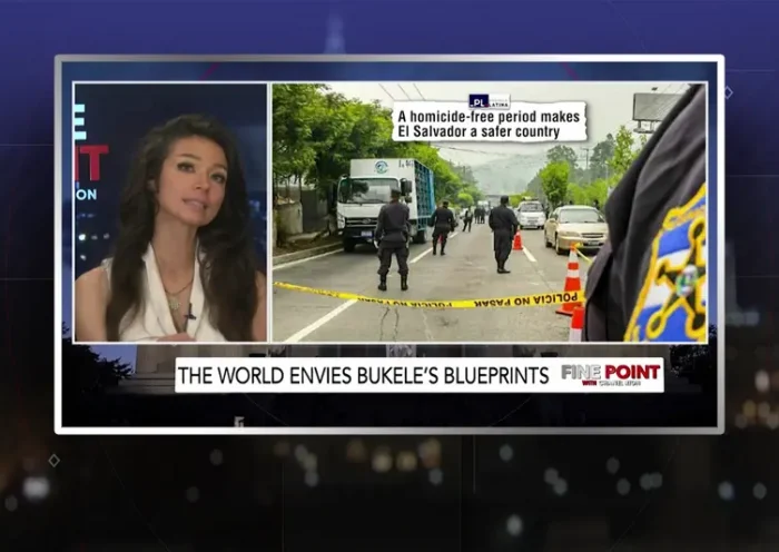 Video still from Fine Point on One America News Network